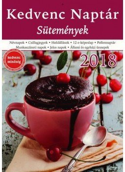 CSOSCH KIADÓ - Kedvenc Naptár 2018 - Sütemények, null 2017 antikvár könyv