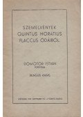 Horatius, Flaccus Quintus - Szemelvények Quintus Horatius Flaccus ódáiból