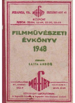 Lajta Andor - Filmművészeti Évkönyv 1948, Budapest 1947 antikvár könyv