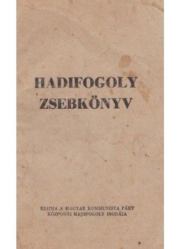  - Hadifogoly zsebkönyv, Budapest 1947 antikvár könyv