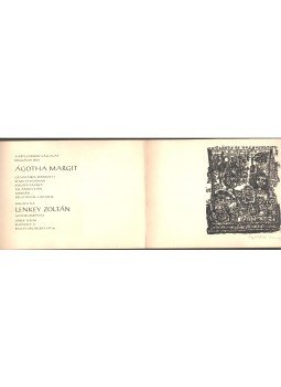 - Ágotha Margit grafikáiból rendezett bemutató (meghívó) - Ágotha Margit grafikáiból rendezett bemutató (meghívó), 1970 antikvár könyv