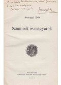 Somogyi Ede - Szumirok és magyarok (dedikált)