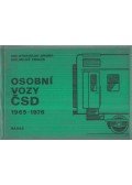 Stanislav Jindra,Milos Frolík - Osobní vozy csd 1965-1976