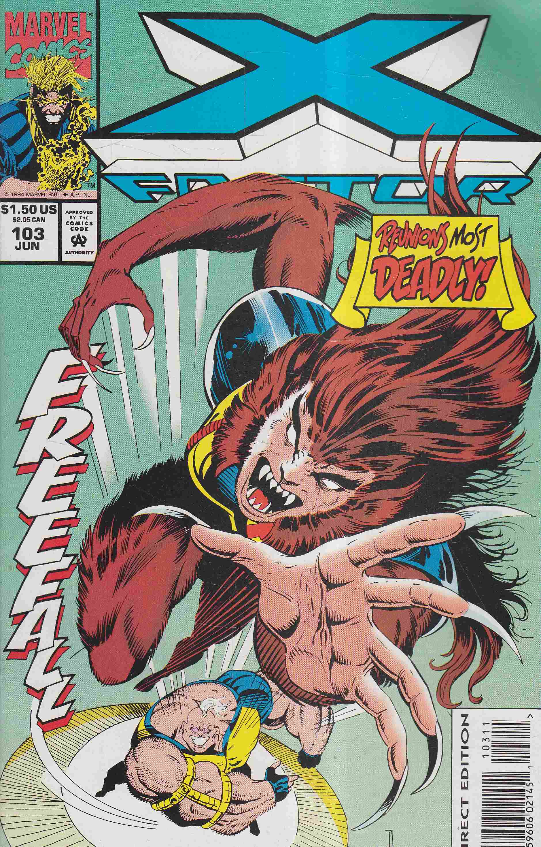 DeMatteis, J. M., Todd DeZago, Duursema, Jan - X-Factor Vol. 1. No. 103. DeMatteis, J. M., Todd DeZago, Duursema, Jan - X-Factor Vol. 1. No. 103., 1994 antikvár könyv