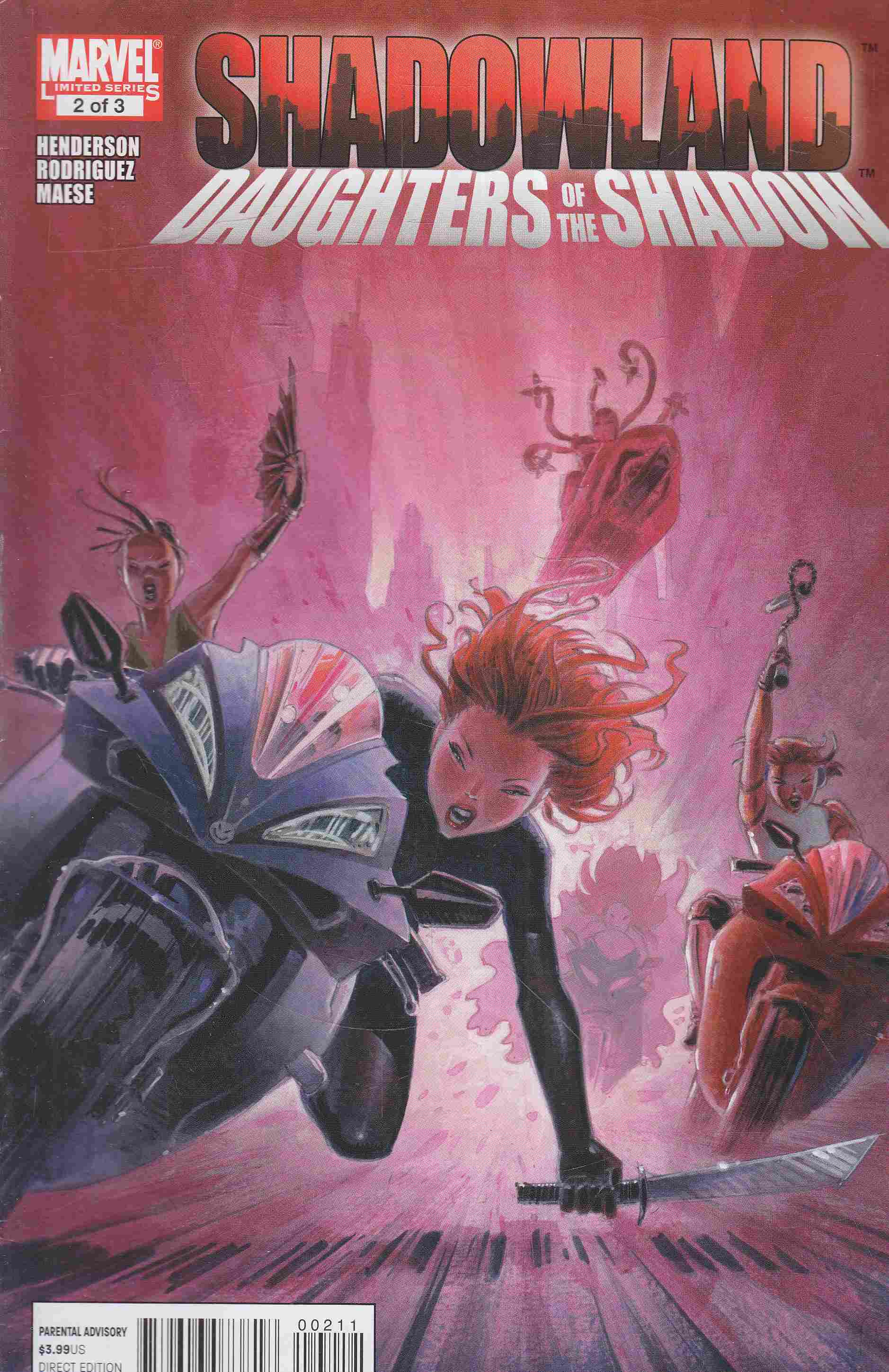 Jason Henderson, Rodriguez, Ivan - Shadowland: Daughters of the Shadow No. 2. Jason Henderson, Rodriguez, Ivan - Shadowland: Daughters of the Shadow No. 2., 2010 antikvár könyv