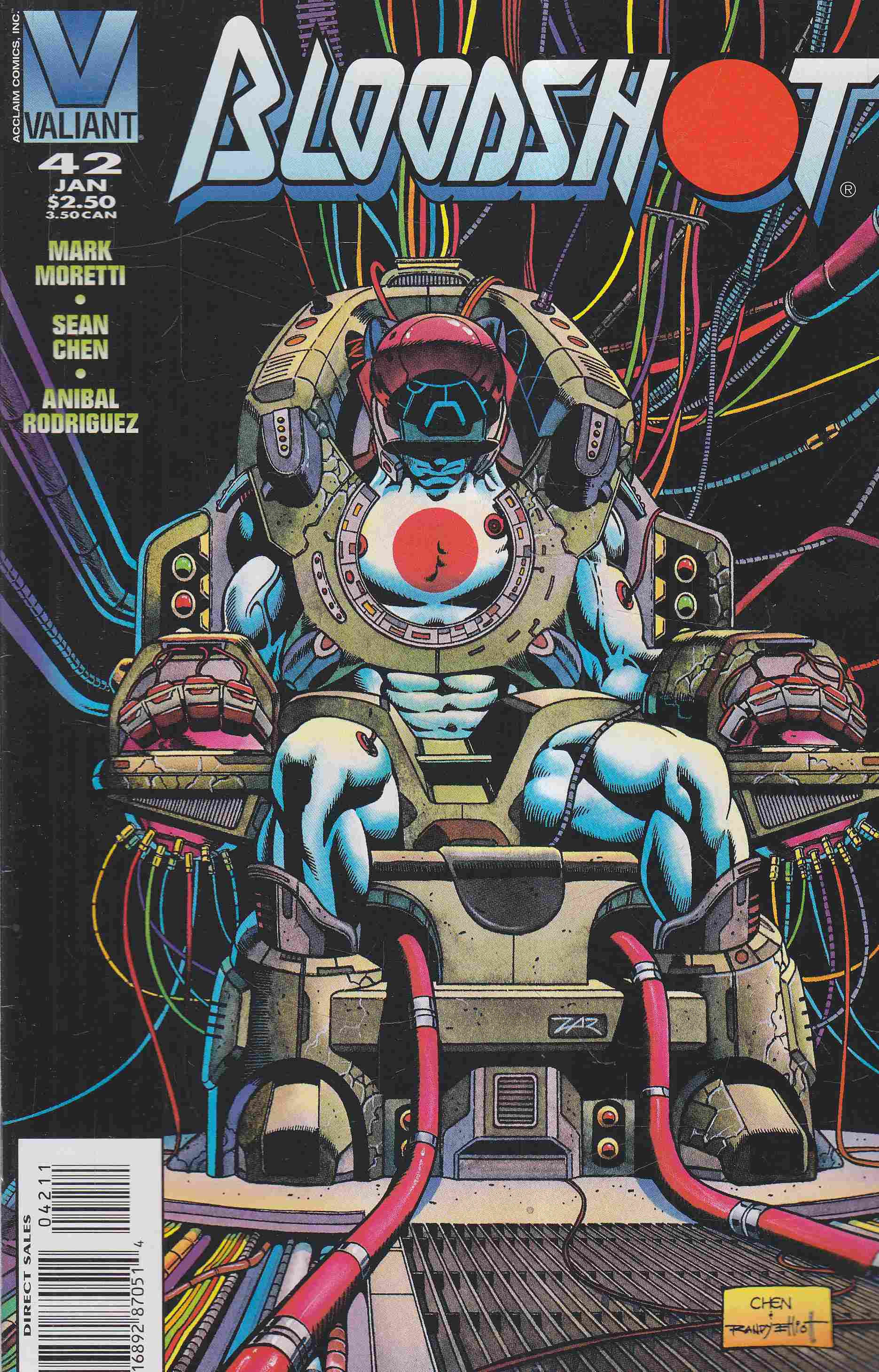 Moretti, Mark, Chen, Sean - Bloodshot Vol. 1. No. 42. Moretti, Mark, Chen, Sean - Bloodshot Vol. 1. No. 42., 1996 antikvár könyv