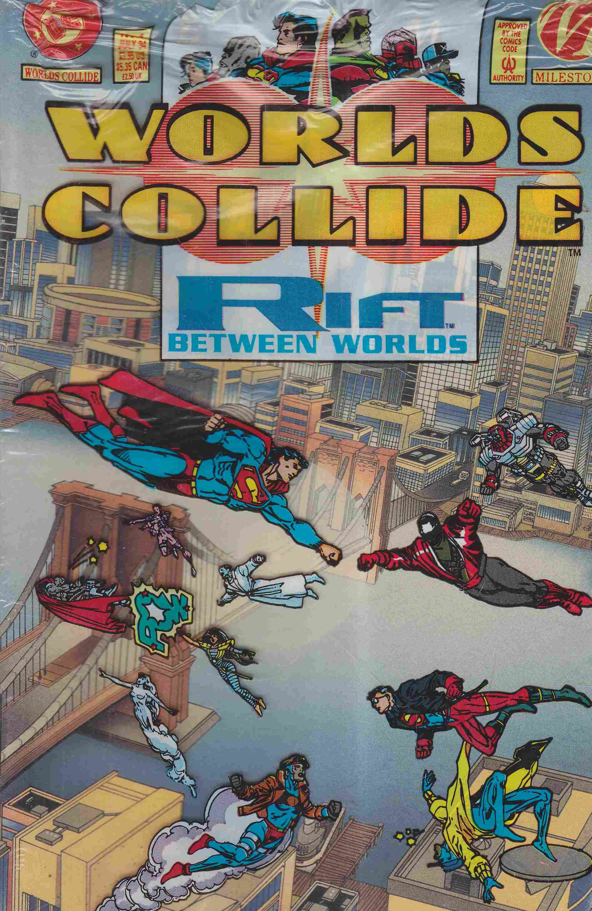 Washington III, Robert, McDuffie, Dwayne, Velez, Ivan Jr. - Worlds Collide 1. Washington III, Robert, McDuffie, Dwayne, Velez, Ivan Jr. - Worlds Collide 1., 1994 antikvár könyv