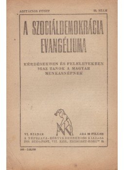  - A szociáldemokrácia evangéliuma, Budapest 1919 antikvár könyv