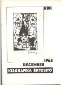 Galambos Ferenc - Kisgrafika értesítő 1965 december