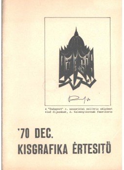 Galambos Ferenc - Kisgrafika értesítő '70 dec.,  1970 antikvár könyv