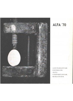  - Alfa '70 fotokiállítás,  1970 antikvár könyv