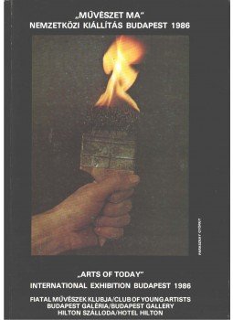  - "Művészet ma" Nemzetközi kiállítás Budapest 1986,  1986 antikvár könyv
