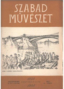Bortnyik Sándor - Szabad művészet II. évfolyam 9. szám,  1948 antikvár könyv