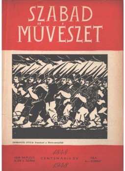 Bortnyik Sándor - Szabad művészet II. évfolyam 5. szám,  1948 antikvár könyv