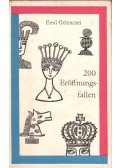 Gelenczei Emil - 200 neue Eröffnungsfallen
