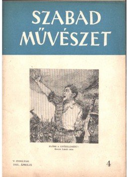 Szegi Pál - Szabad művészet V. évfolyam 4. szám,  1951 antikvár könyv