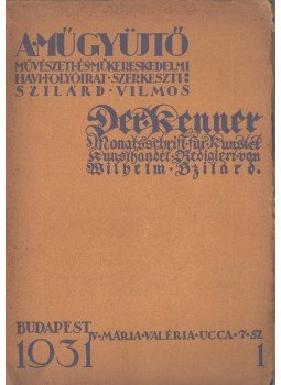 Szilárd Vilmos - A Műgyűjtő 1931 V. évfolyam (teljes), Budapest 1931 antikvár könyv