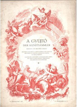 Dr. Siklóssy László - A Gyüjtő V. évf. 2. szám,  1916 antikvár könyv