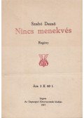 Szabó Dezső - Nincs menekvés