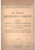 Csányi Károly - IV. Nagy művészeti aukció