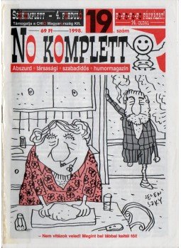 Böröcz Nándor (szerk.) - No komplett 1998. 19. szám Böröcz Nándor (szerk.) - No komplett 1998. 19. szám, 1998 antikvár könyv