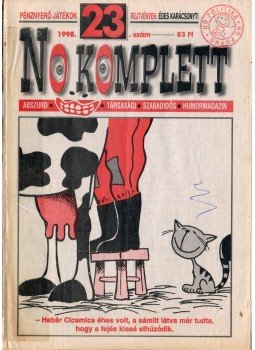 Böröcz Nándor (szerk.) - No komplett 1998. 23. szám, Zalaegerszeg 1998 antikvár könyv