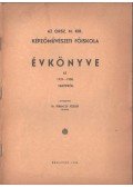 Dr. Ferenczy József - Az Orsz. M. Kir. Képzőművészeti Főiskola évkönyve az 1929-1930. tanévről