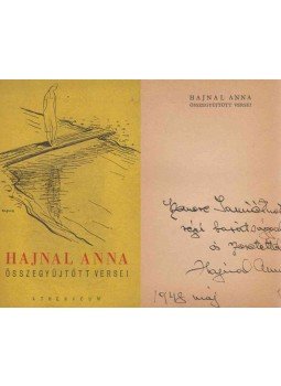 Hajnal Anna - Hajnal Anna összegyűjtött versei (dedikált), Budapest 1946 antikvár könyv