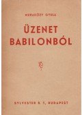 Muraközy Gyula - Üzenet Babilonból (dedikált)