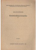 Sarlósi Dénesné - Közlekedésautomatika I.
