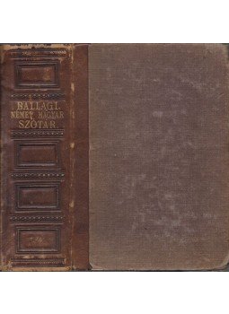 Dr. Ballagi Mór - Új teljes német és magyar szótár, Budapest 1873 antikvár könyv