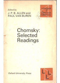 J.P.B. Allen, Paul van Buren - Chomsky: Selected Readings J.P.B. Allen, Paul van Buren - Chomsky: Selected Readings, 1975 antikvár könyv