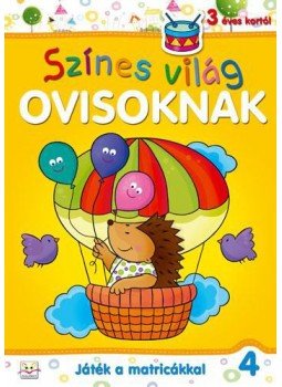 Anna Podgórska - Játék a matricákkal - Színes világ ovisoknak 4. rész, null 2018 antikvár könyv