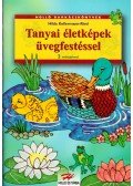 Kellermann-Rietl, Hilda - Tanyai életképek üvegfestéssel