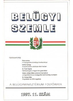 Korinek László - Belügyi Szemle 1997/11. szám,  1997 antikvár könyv