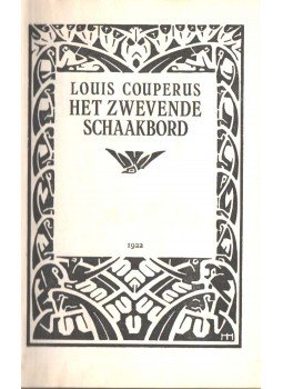 Louis Couperus - Het zwevende schaakbord,  1922 antikvár könyv