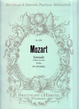 - Mozart: Serenade (Haffner-Serenade) D-dur KV 250 (248b) - Mozart: Serenade (Haffner-Serenade) D-dur KV 250 (248b), Wiebaden 0 antikvár könyv
