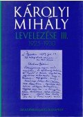 Hajdu Tibor - Károlyi Mihály levelezése III. 1925-1930