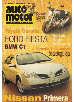 Szabó Róbert - Autó-Motor 2001. december 12. Szabó Róbert - Autó-Motor 2001. december 12., Budapest 2001 antikvár könyv