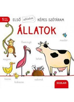 Martina Badstuber (illusztrátor) - Első ablakos képes szótáram - Állatok, null 2018 antikvár könyv