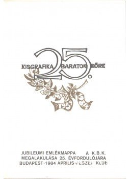 Arató Antal Dr. - Kisgrafika Barátok Köre 25,  1984 antikvár könyv