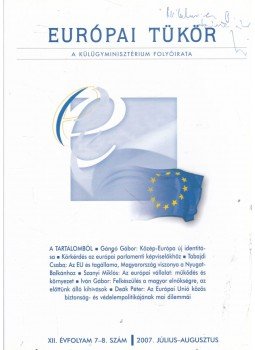 Hovanyecz László - Európai Tükör 2007. július-augusztus, Budapest 2007 antikvár könyv