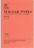 Benkő Loránd - Magyar Nyelv XCII. évf. 1996/3. szám