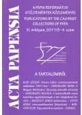 Dr. Hudi József - Acta Papensia 2011/3-4. szám