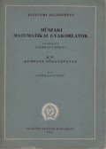 Fazekas Ferenc - Műszaki matematikai gyakorlatok B. IV.