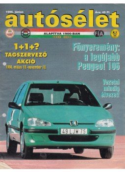 Almássy Tibor - Autósélet 1996. június Almássy Tibor - Autósélet 1996. június, Budapest 1996 antikvár könyv
