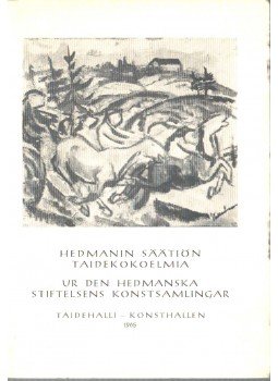  - Hedmanin Säätiön Taidekokoelmia,  1965 antikvár könyv