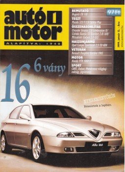 Bessenyey Krisztina, Gajdán Miklós - Autó-Motor 1999. január 12. Bessenyey Krisztina, Gajdán Miklós - Autó-Motor 1999. január 12., Budapest 1999 antikvár könyv