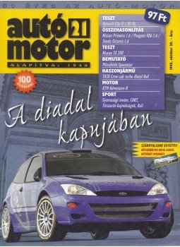Bessenyey Krisztina, Gajdán Miklós - Autó-Motor 1998. október 20. Bessenyey Krisztina, Gajdán Miklós - Autó-Motor 1998. október 20., Budapest 1998 antikvár könyv