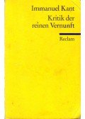 Kant, Immanuel - Kritik der reinen Vernunft